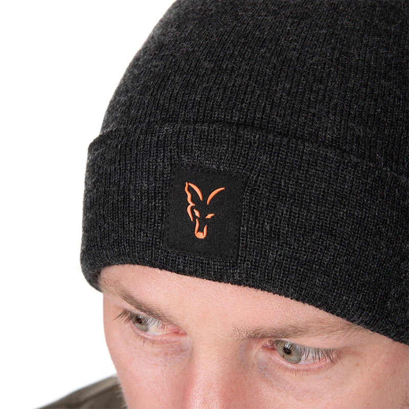 Fox Collection Beanie Black/Orange